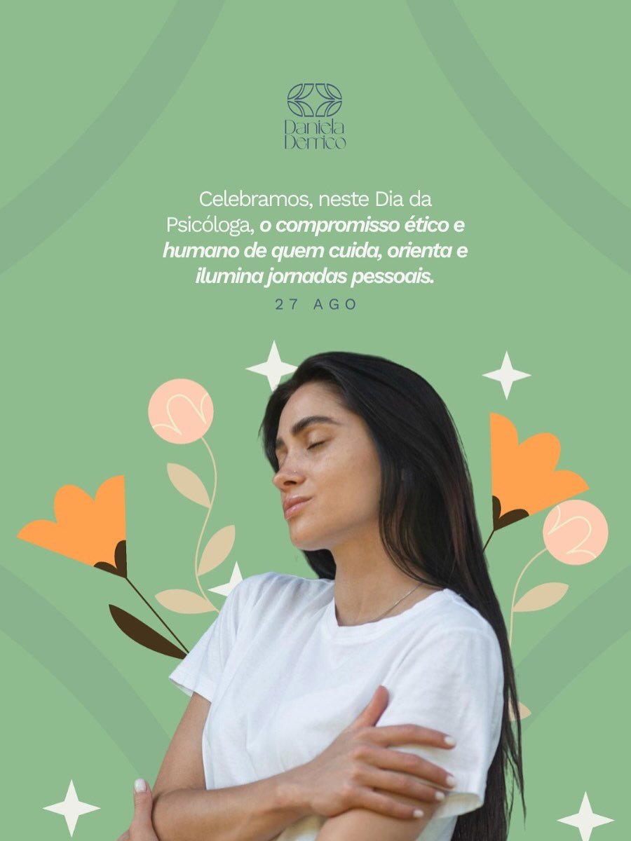 #diadopsicologo #psicología #saudemental #terapia #terapiatcc #danieladerrico